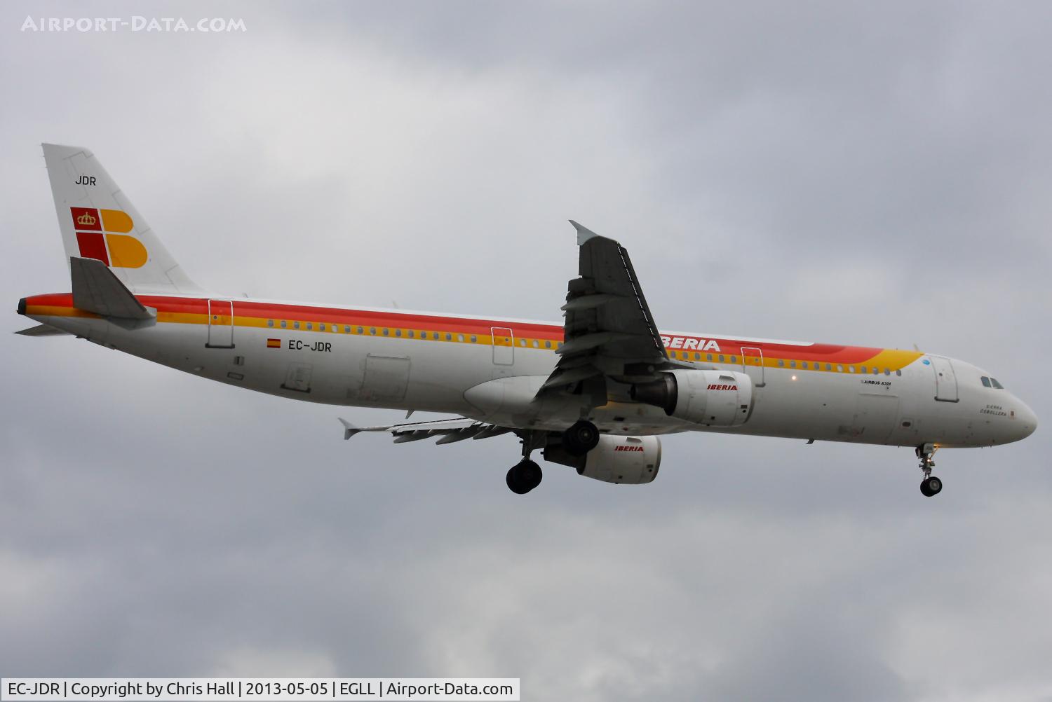 EC-JDR, 2005 Airbus A321-211 C/N 2488, Iberia
