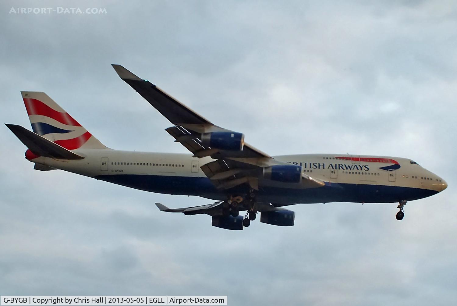 G-BYGB, 1999 Boeing 747-436 C/N 28856, British Airways