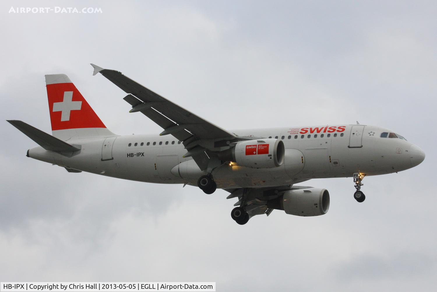HB-IPX, 1996 Airbus A319-112 C/N 612, Swiss International Air Lines