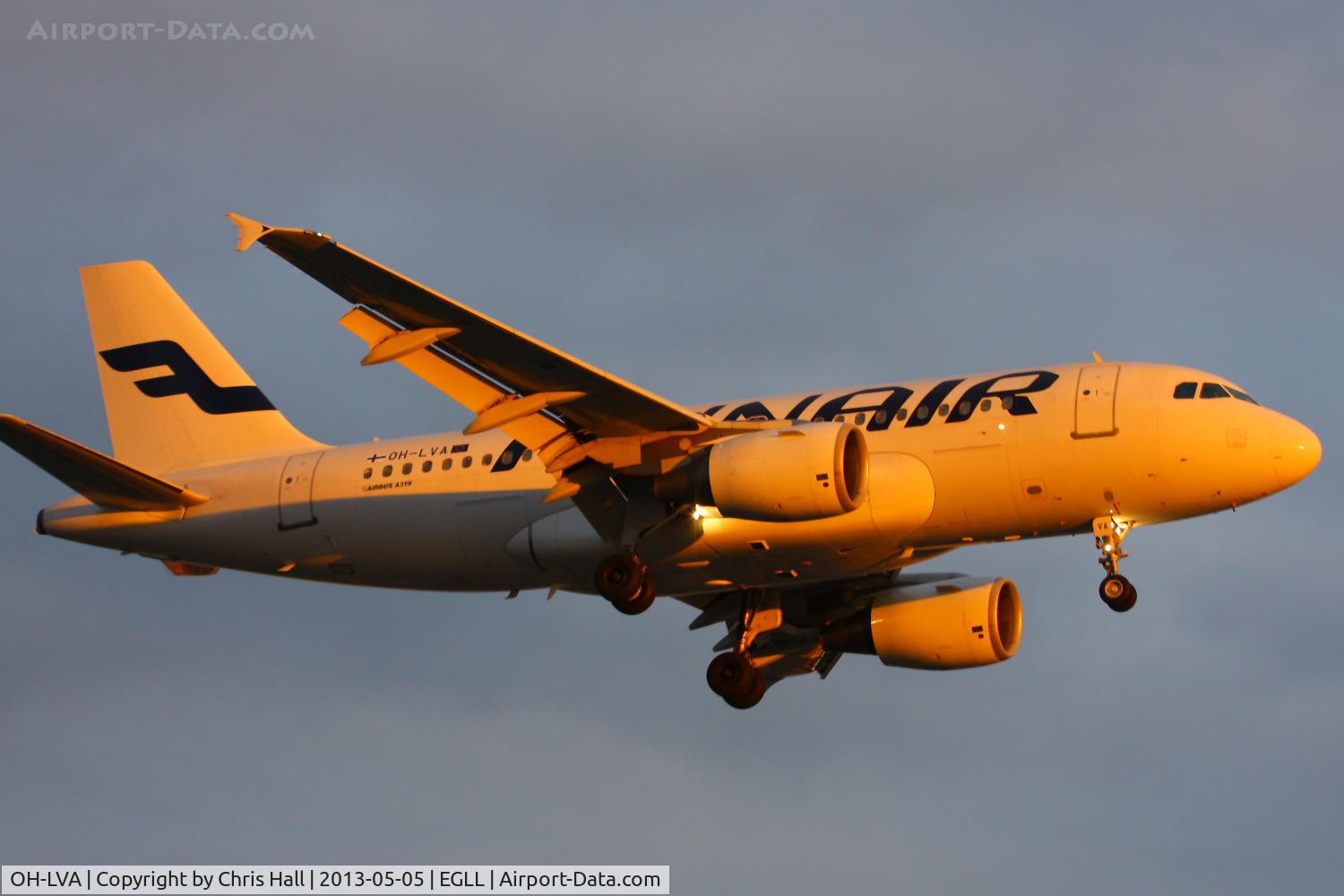 OH-LVA, 1999 Airbus A319-112 C/N 1073, Finnair