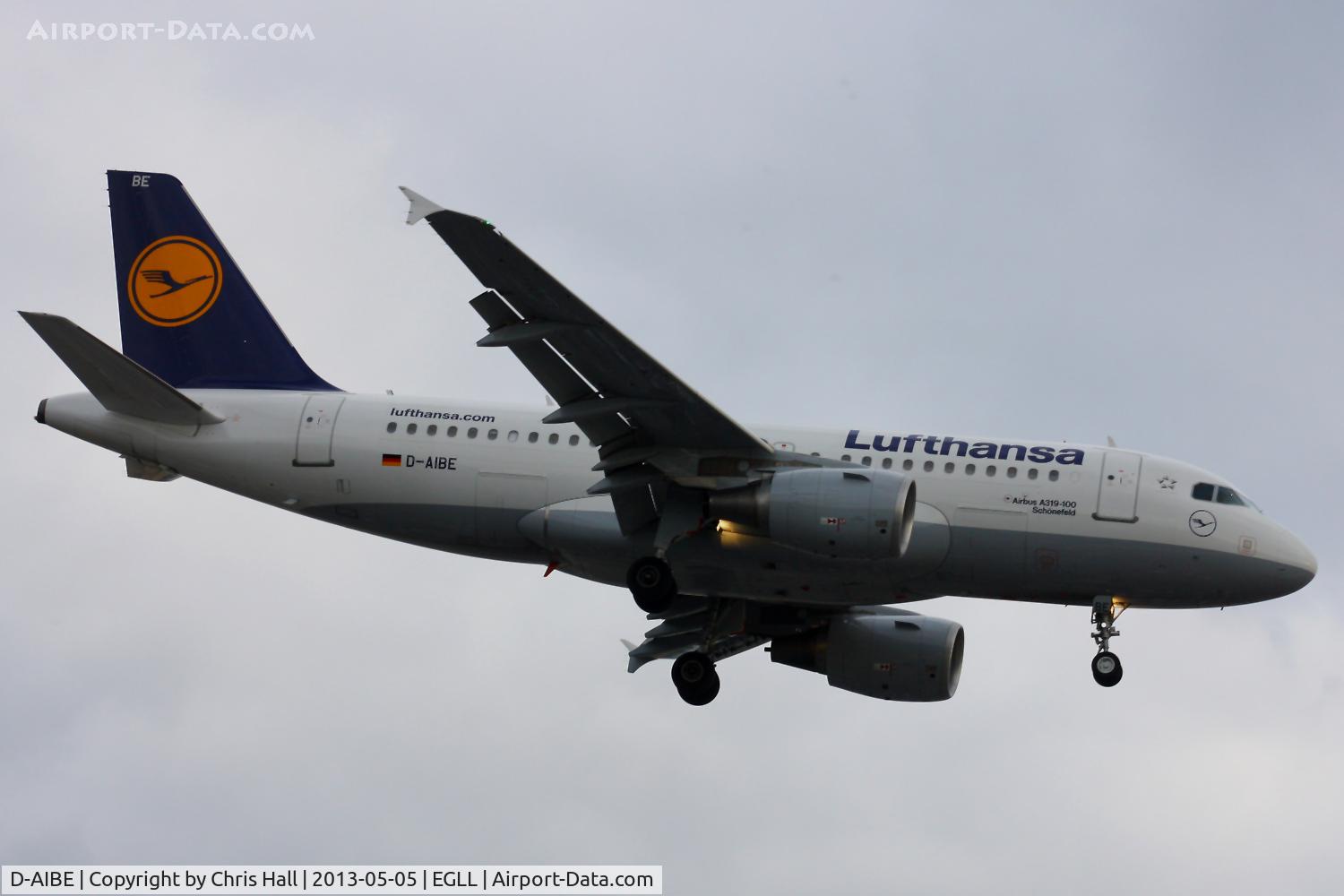 D-AIBE, 2010 Airbus A319-112 C/N 4511, Lufthansa