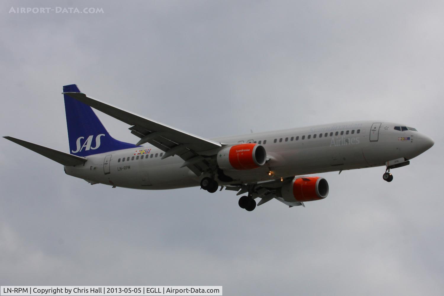 LN-RPM, 2000 Boeing 737-883 C/N 30195, SAS Scandinavian Airlines