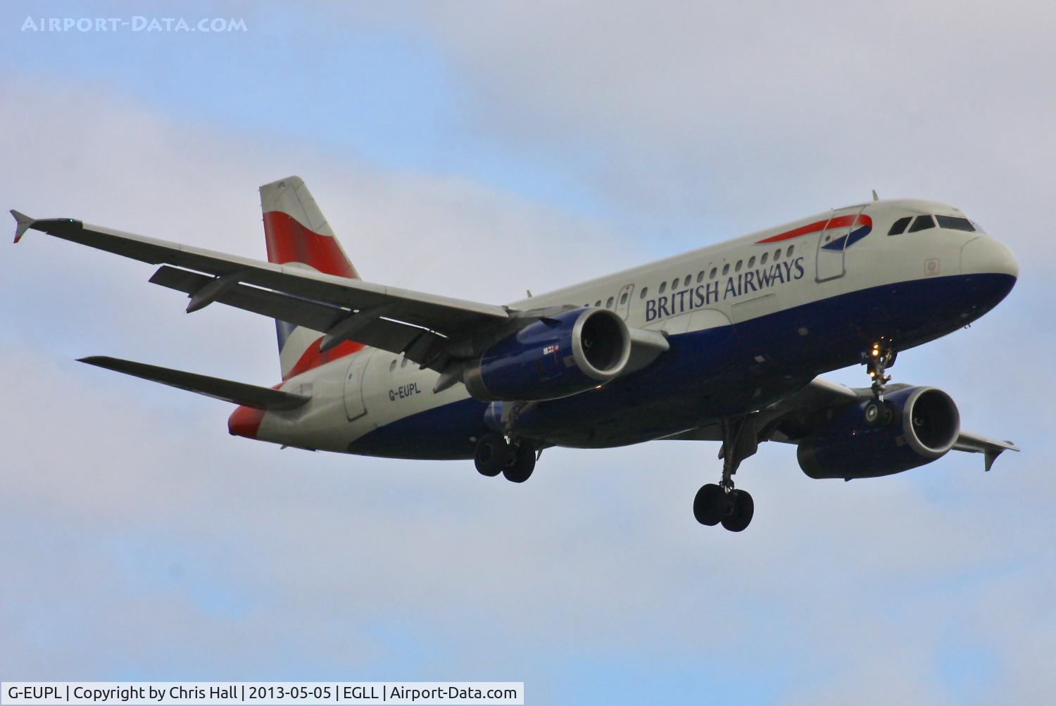 G-EUPL, 2000 Airbus A319-131 C/N 1239, British Airways