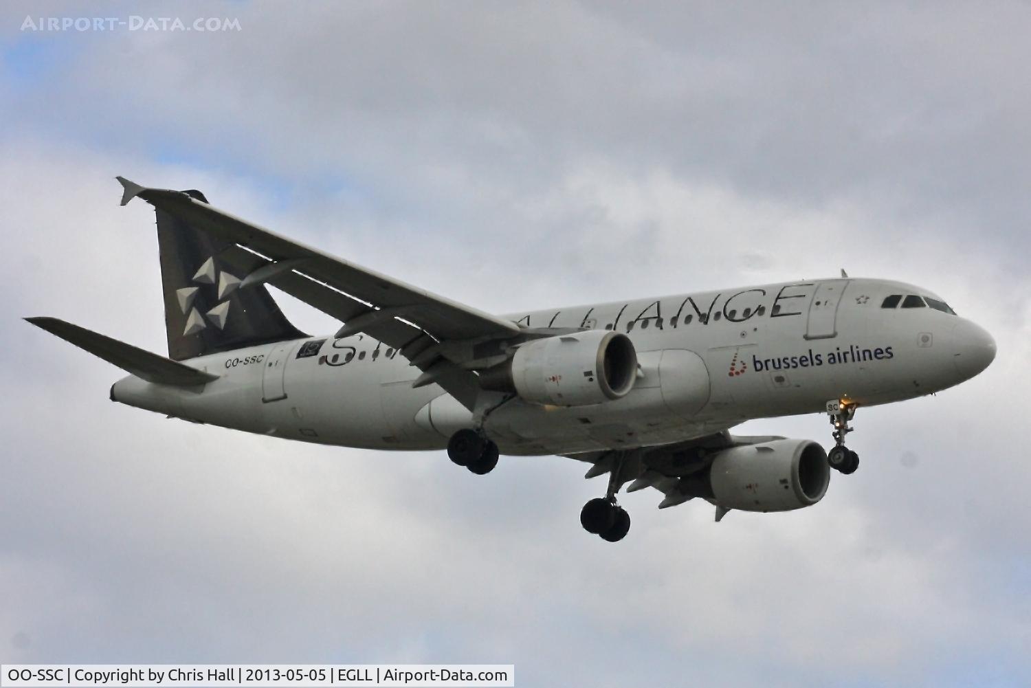OO-SSC, 1999 Airbus A319-112 C/N 1086, Brussels Airlines