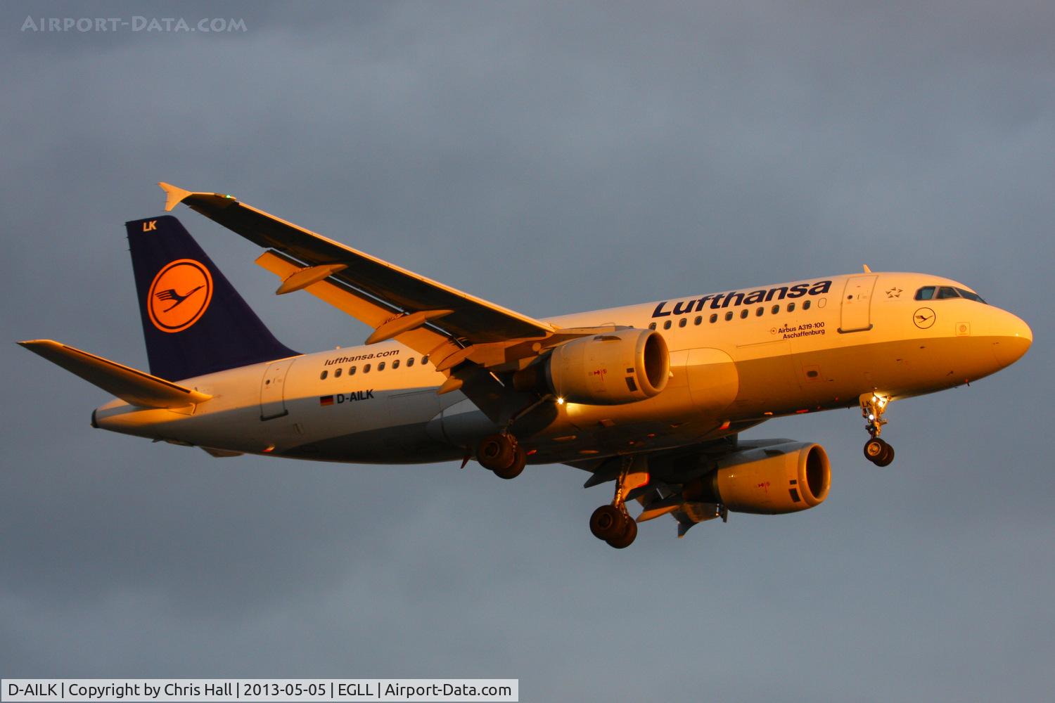 D-AILK, 1997 Airbus A319-114 C/N 679, Lufthansa