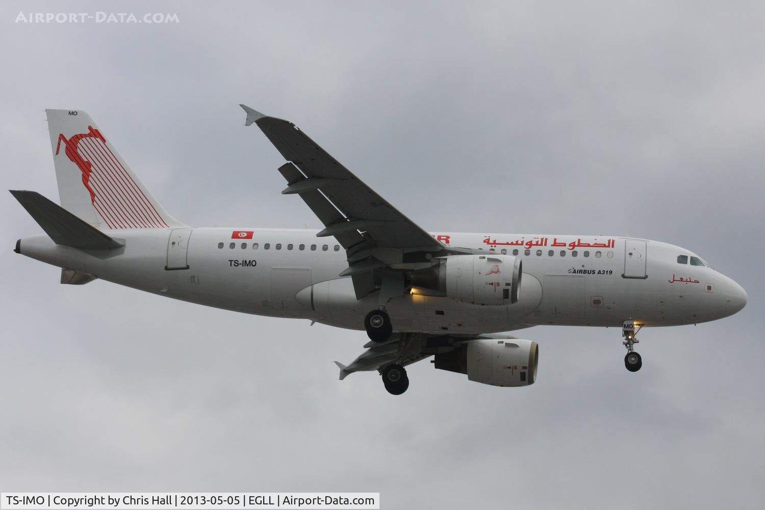 TS-IMO, 2001 Airbus A319-114 C/N 1479, Tunisair