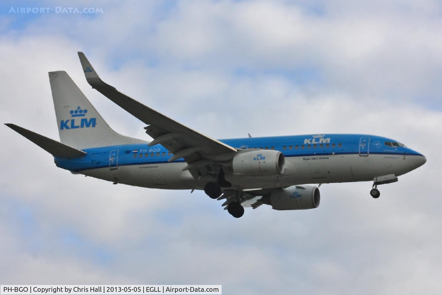 PH-BGO, 2011 Boeing 737-7K2 C/N 38126, KLM Royal Dutch Airlines