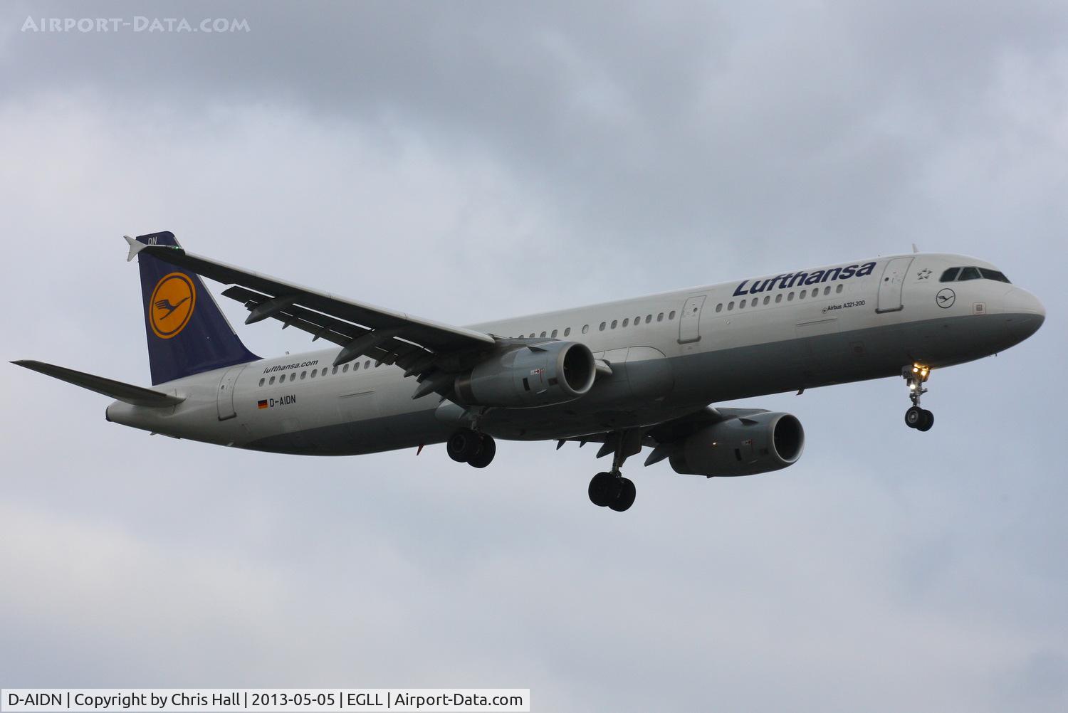 D-AIDN, 2011 Airbus A321-231 C/N 4976, Lufthansa