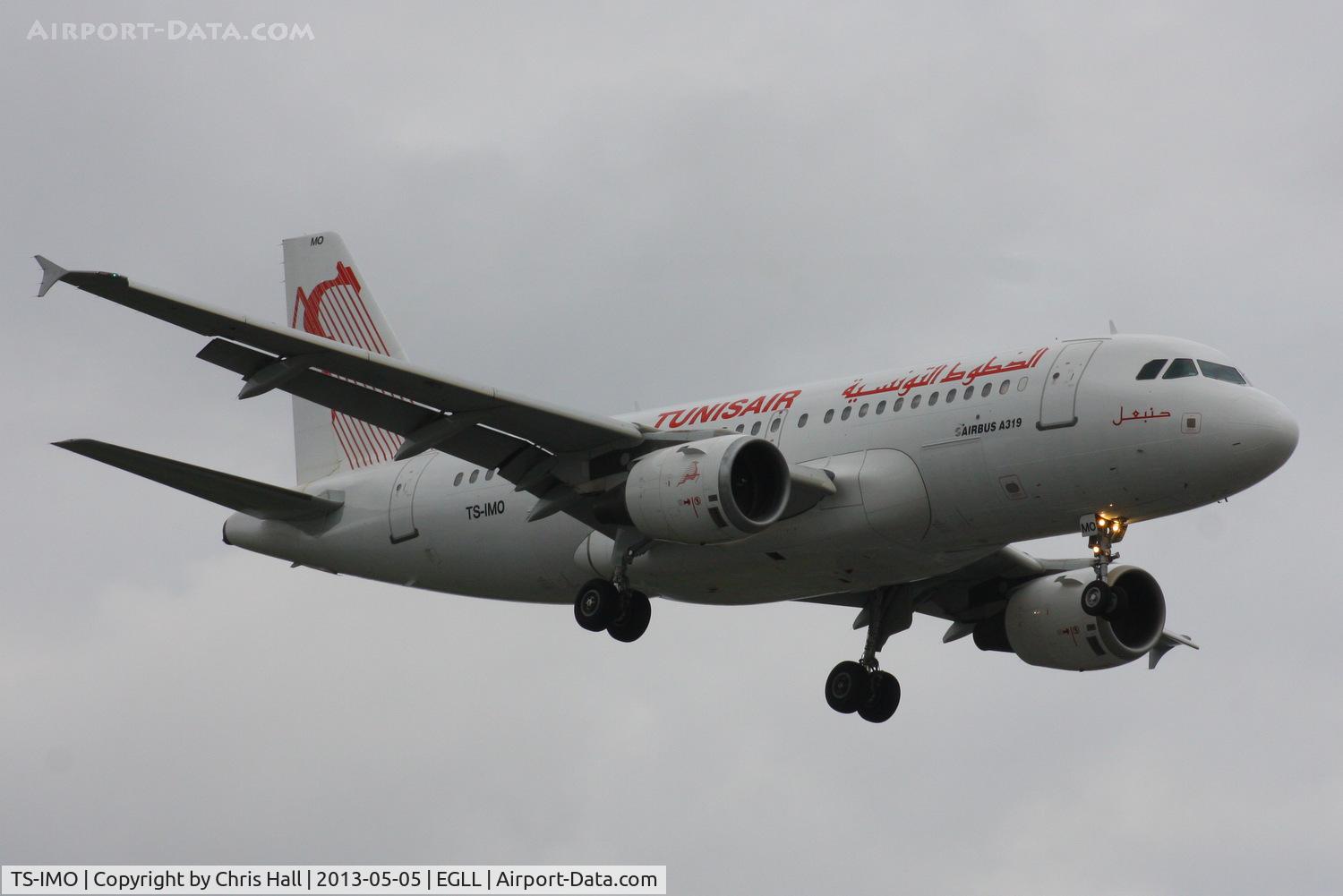 TS-IMO, 2001 Airbus A319-114 C/N 1479, Tunisair