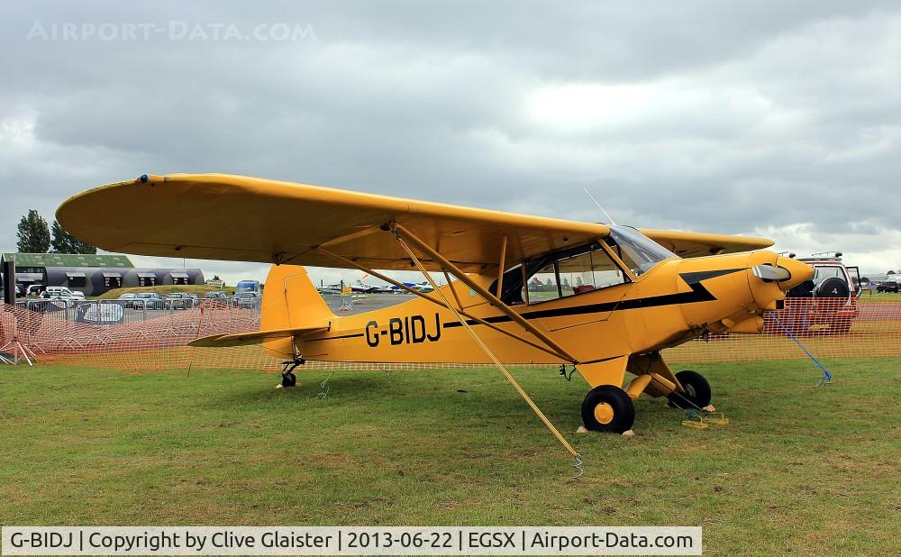 G-BIDJ, 1957 Piper PA-18A-150 Super Cub C/N 18-6007, Ex: N7798D > PH-MAY > G-BIDJ - Originally owned to, Light Aircraft Engineering Ltd in September 1980 and currently in private hands since February 2012