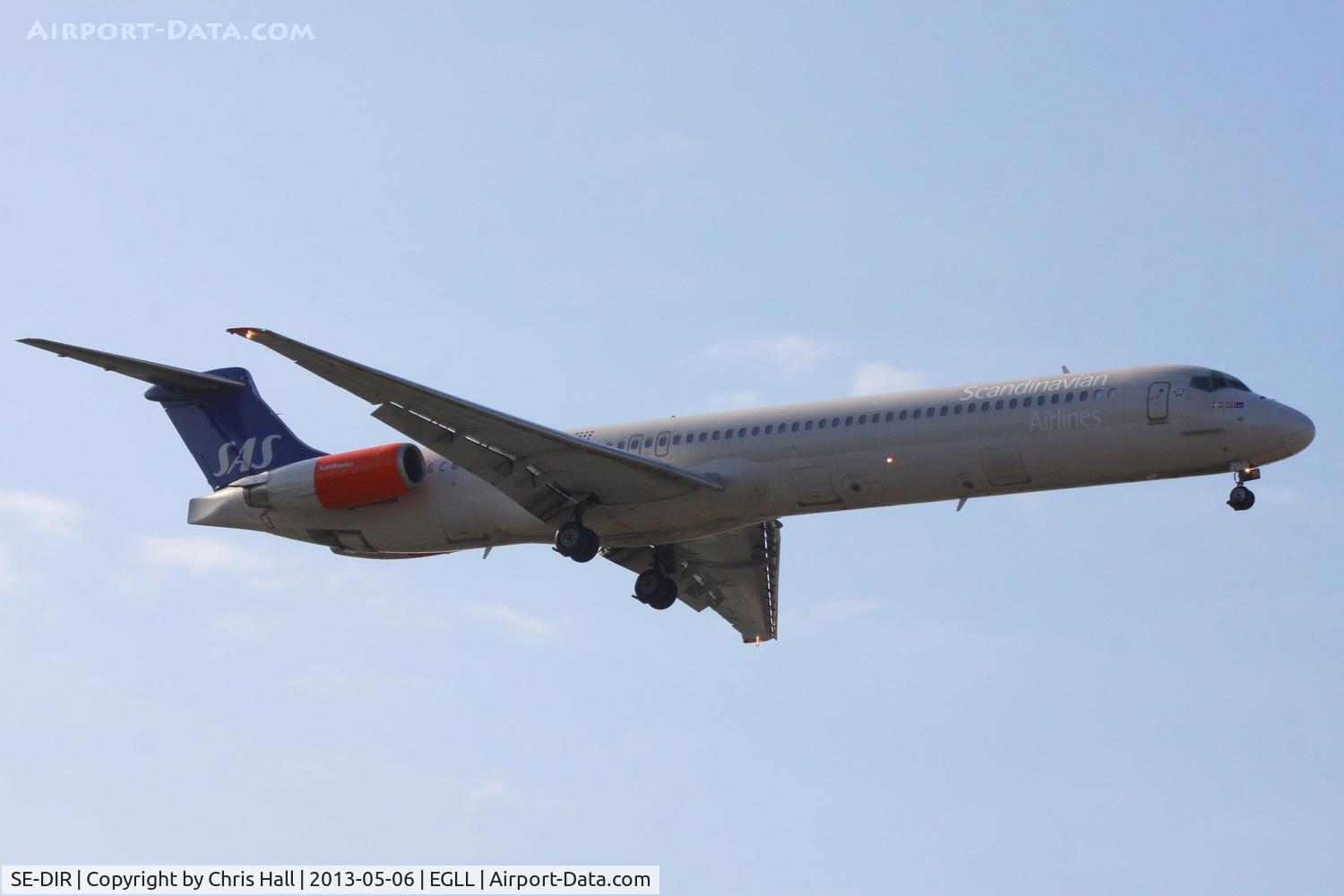 SE-DIR, 1991 McDonnell Douglas MD-82 (DC-9-82) C/N 53004, SAS Scandinavian Airlines