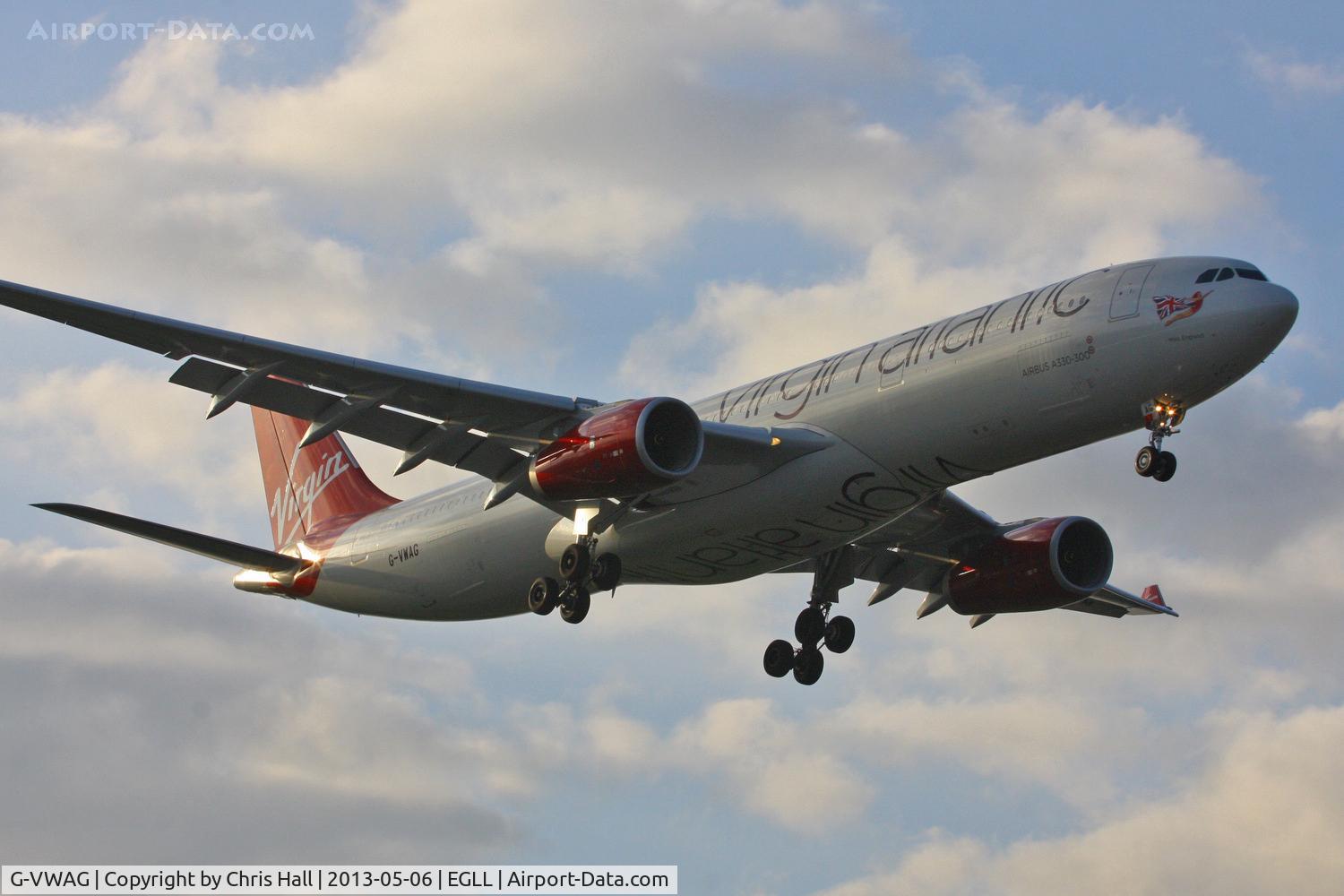 G-VWAG, 2012 Airbus A330-343X C/N 1341, Virgin Atlantic