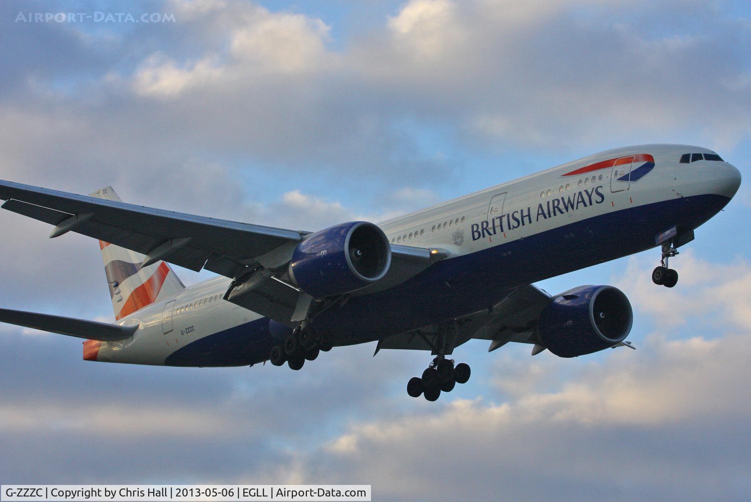 G-ZZZC, 1995 Boeing 777-236 C/N 27107, British Airways