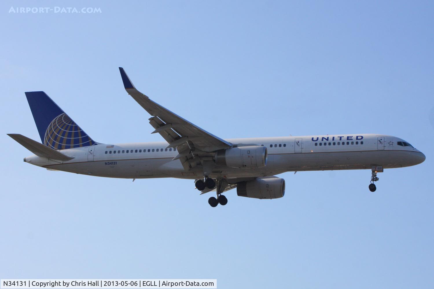 N34131, 1998 Boeing 757-224 C/N 28971, United