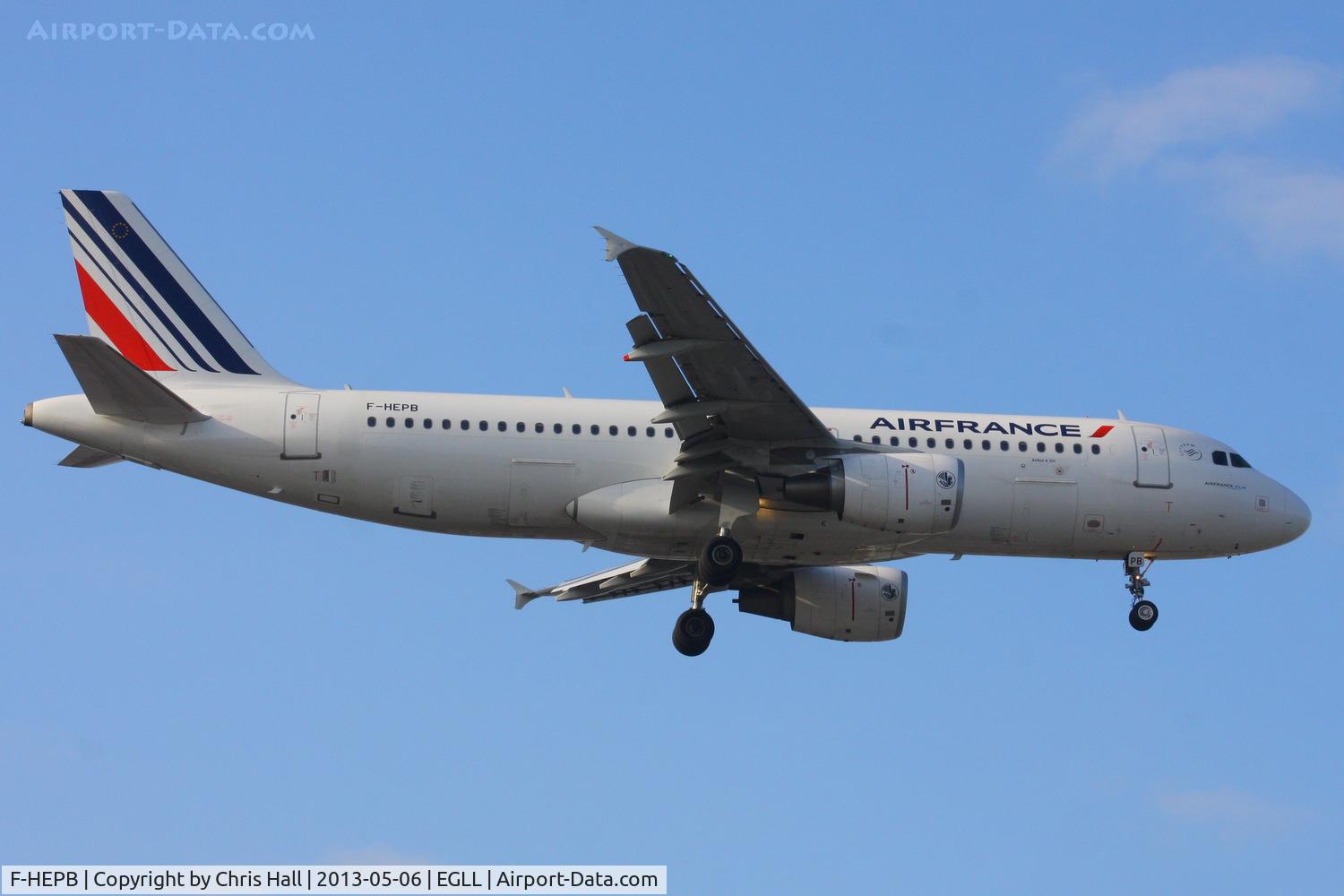 F-HEPB, 2010 Airbus A320-214 C/N 4241, Air France