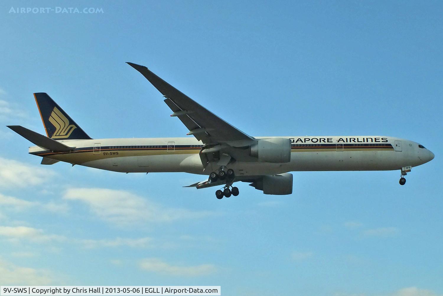 9V-SWS, 2008 Boeing 777-312/ER C/N 34584, Singapore Airlines