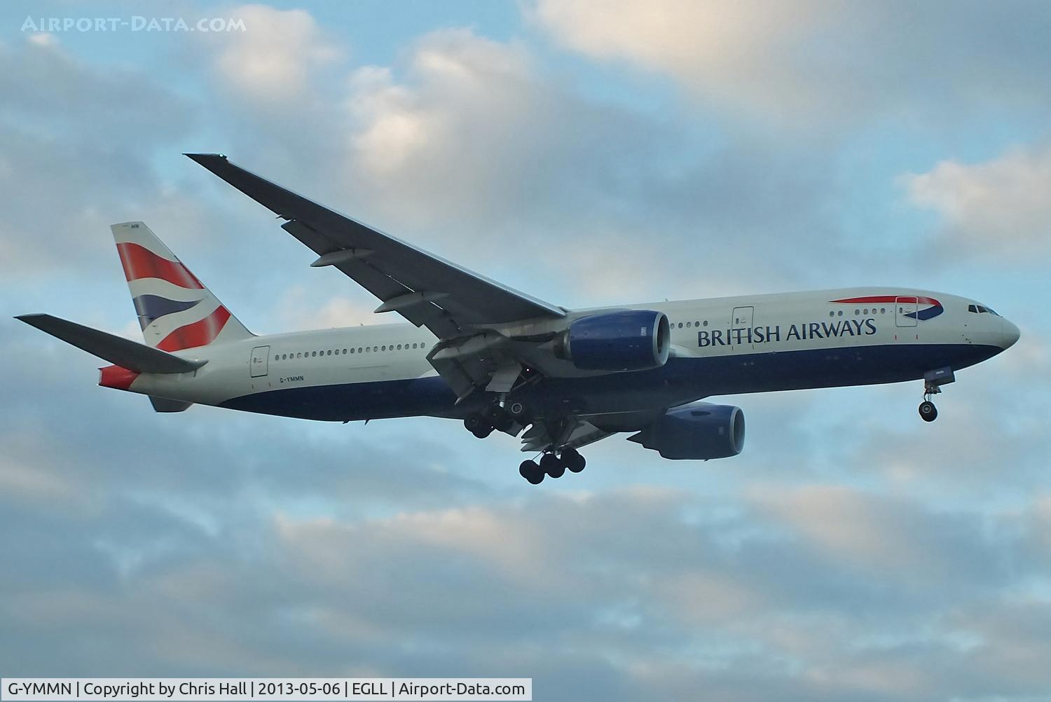 G-YMMN, 2001 Boeing 777-236 C/N 30316, British Airways
