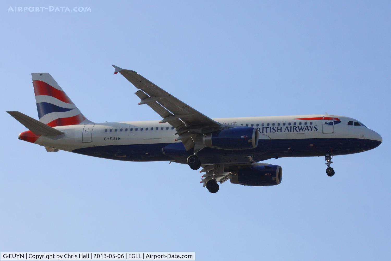 G-EUYN, 2011 Airbus A320-232 C/N 4975, British Airways