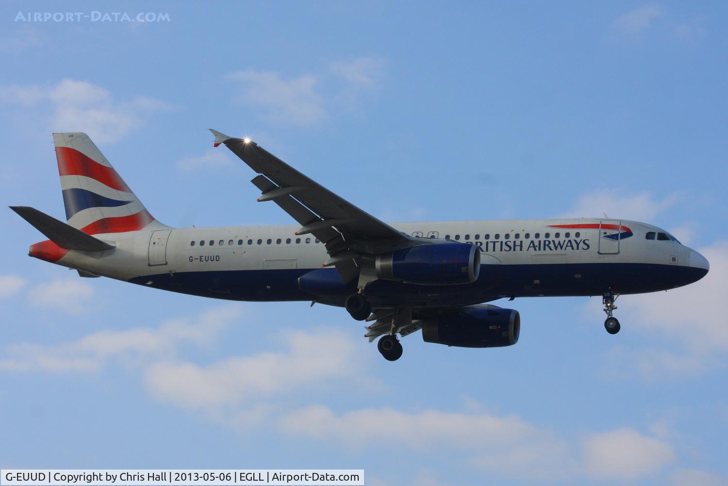 G-EUUD, 2002 Airbus A320-232 C/N 1760, British Airways