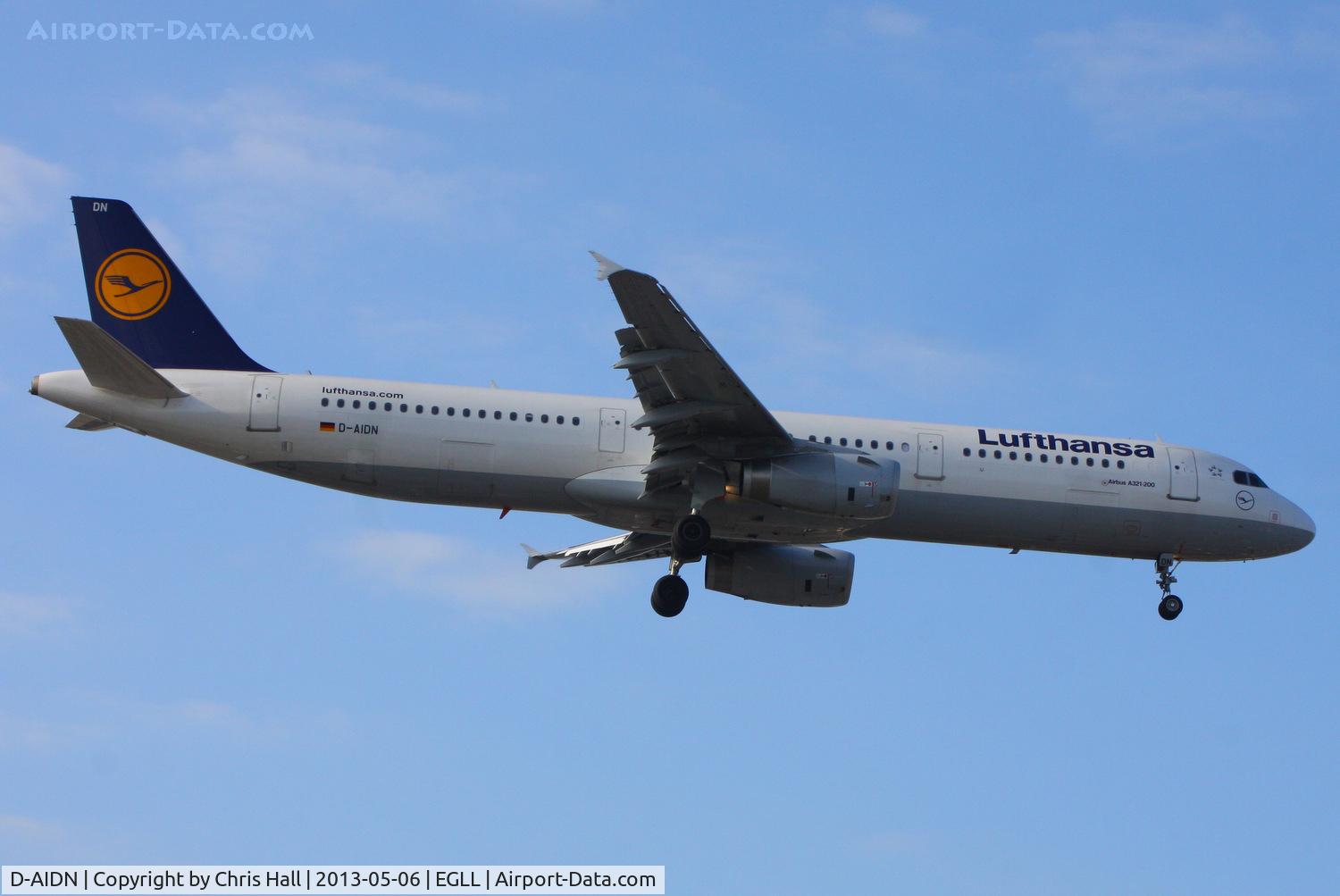 D-AIDN, 2011 Airbus A321-231 C/N 4976, Lufthansa
