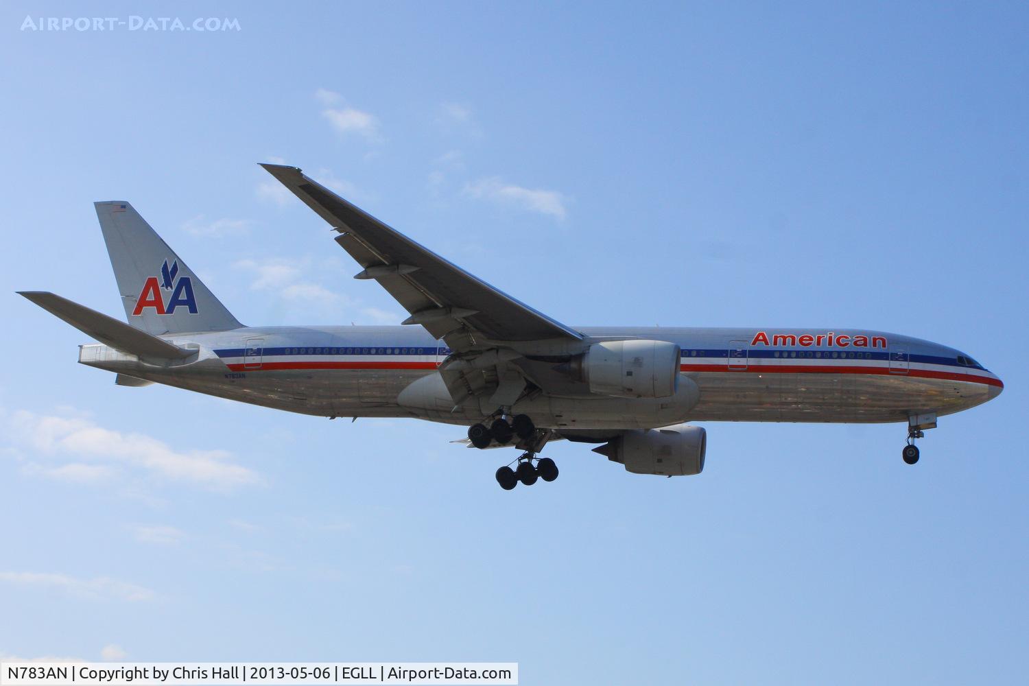 N783AN, 2000 Boeing 777-223 C/N 30004, American Airlines