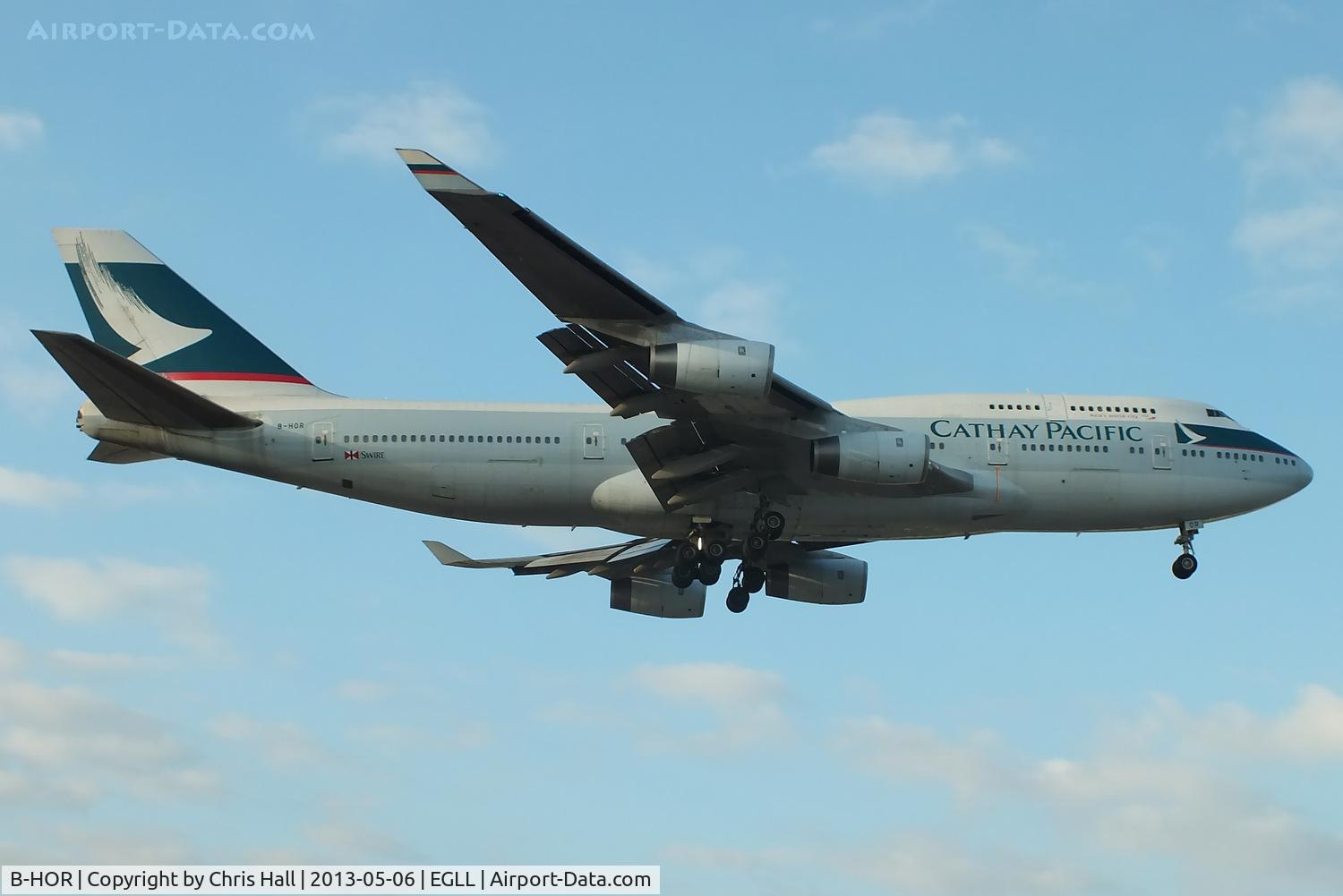 B-HOR, 1990 Boeing 747-467 C/N 24631, Cathay Pacific