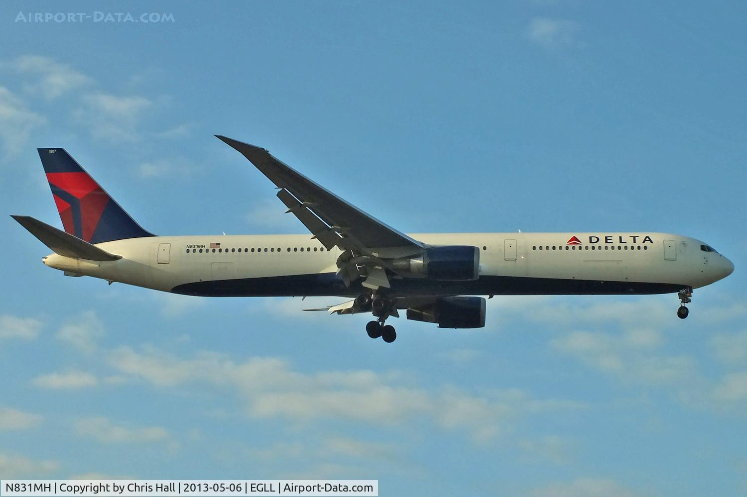 N831MH, 2000 Boeing 767-432/ER C/N 29702, Delta Airlines
