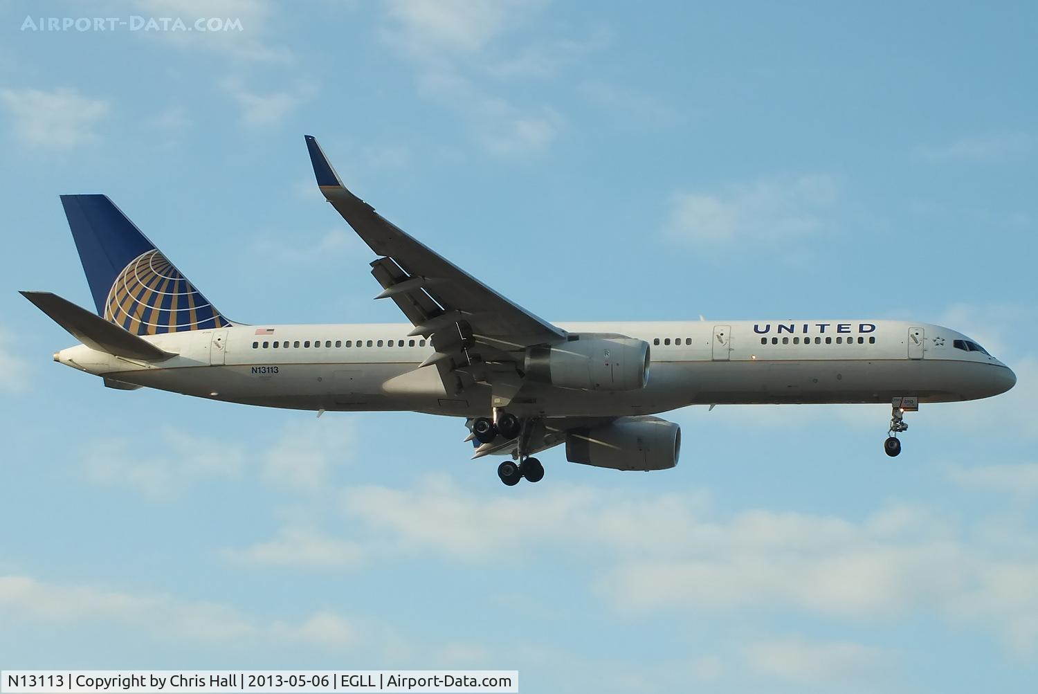 N13113, 1995 Boeing 757-224 C/N 27555, United Airlines