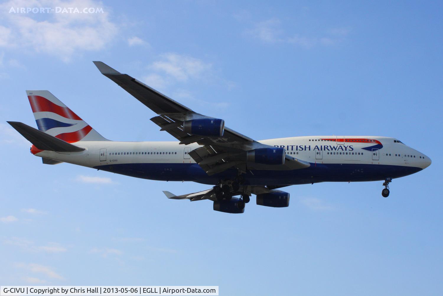 G-CIVU, 1998 Boeing 747-436 C/N 25810, British Airways