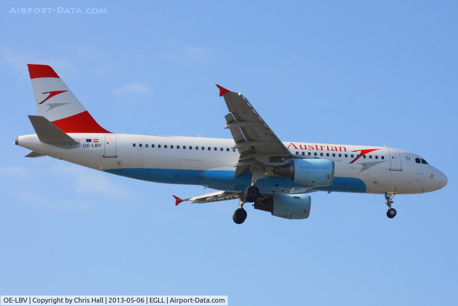 OE-LBV, 2000 Airbus A320-214 C/N 1385, Austrian Airlines