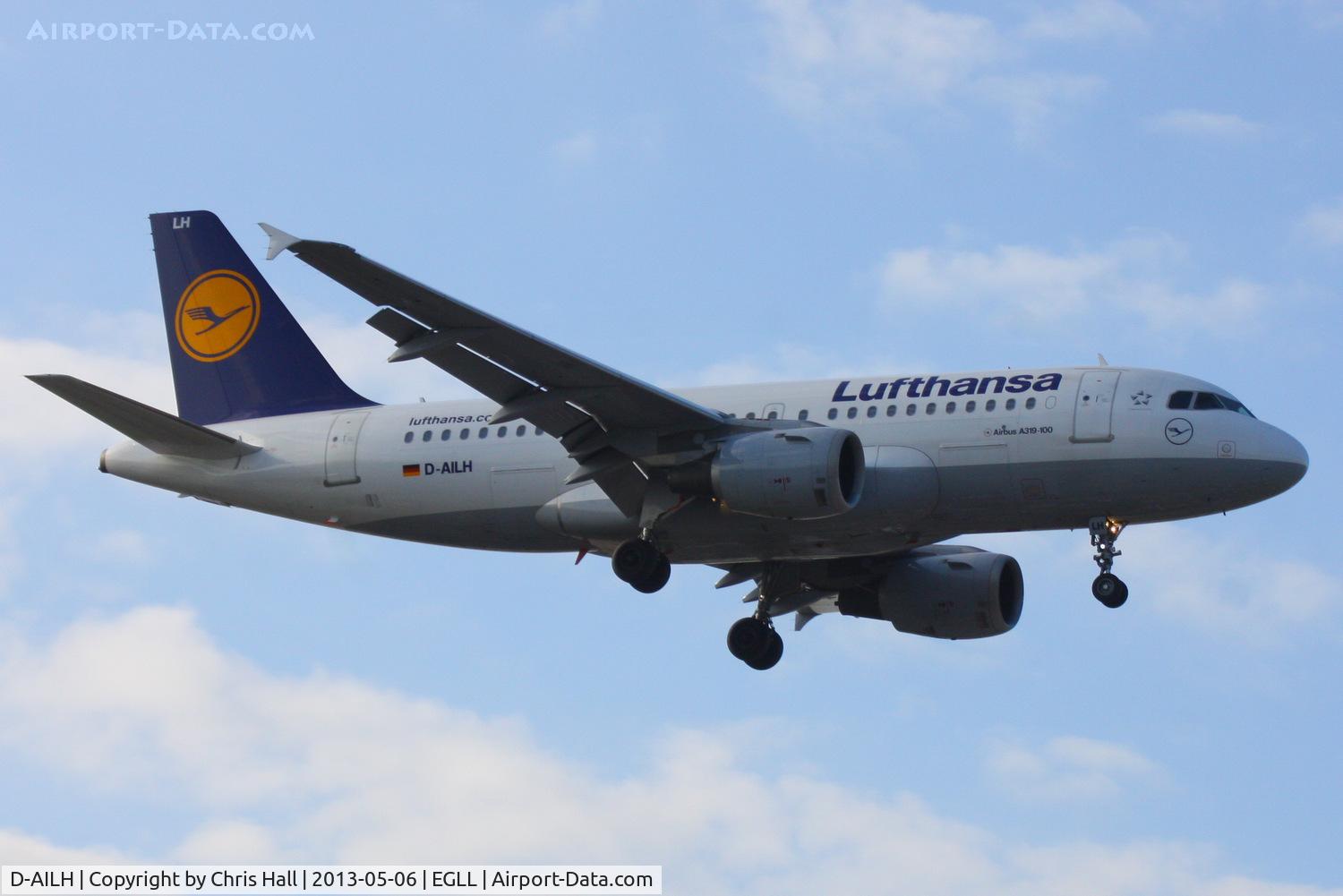D-AILH, 1997 Airbus A319-114 C/N 641, Lufthansa