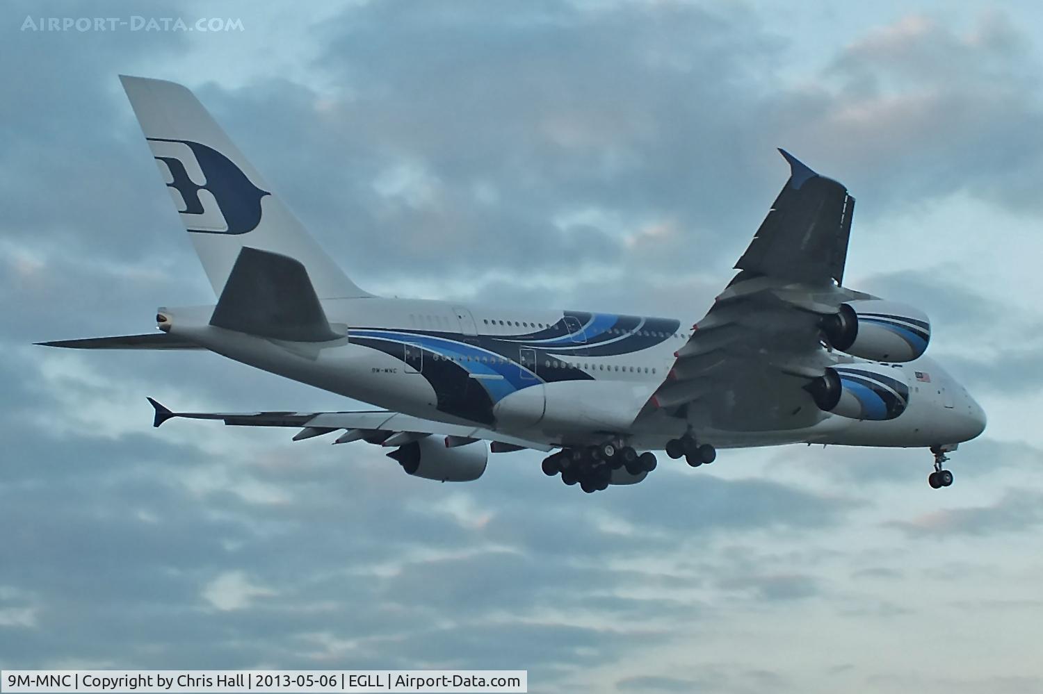 9M-MNC, 2011 Airbus A380-841 C/N 084, Malaysia Airlines