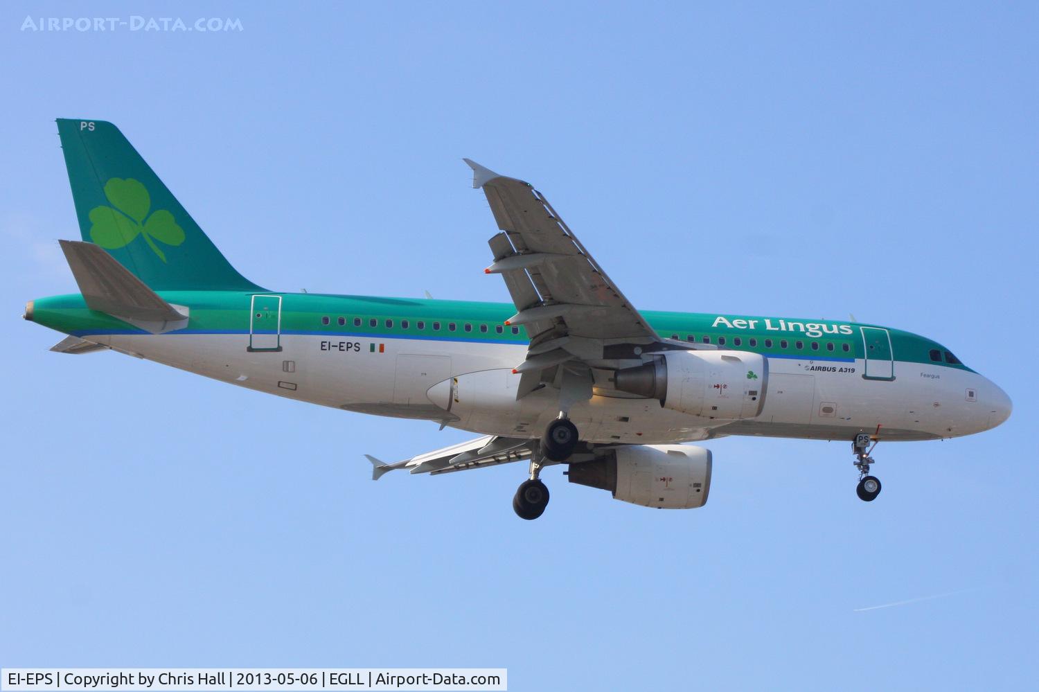 EI-EPS, 2008 Airbus A319-111 C/N 3377, Aer Lingus