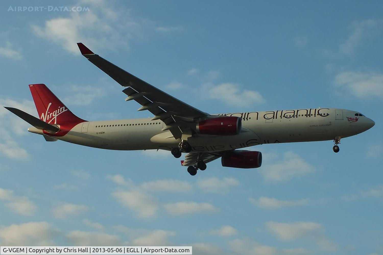 G-VGEM, 2011 Airbus A330-343X C/N 1215, Virgin Atlantic