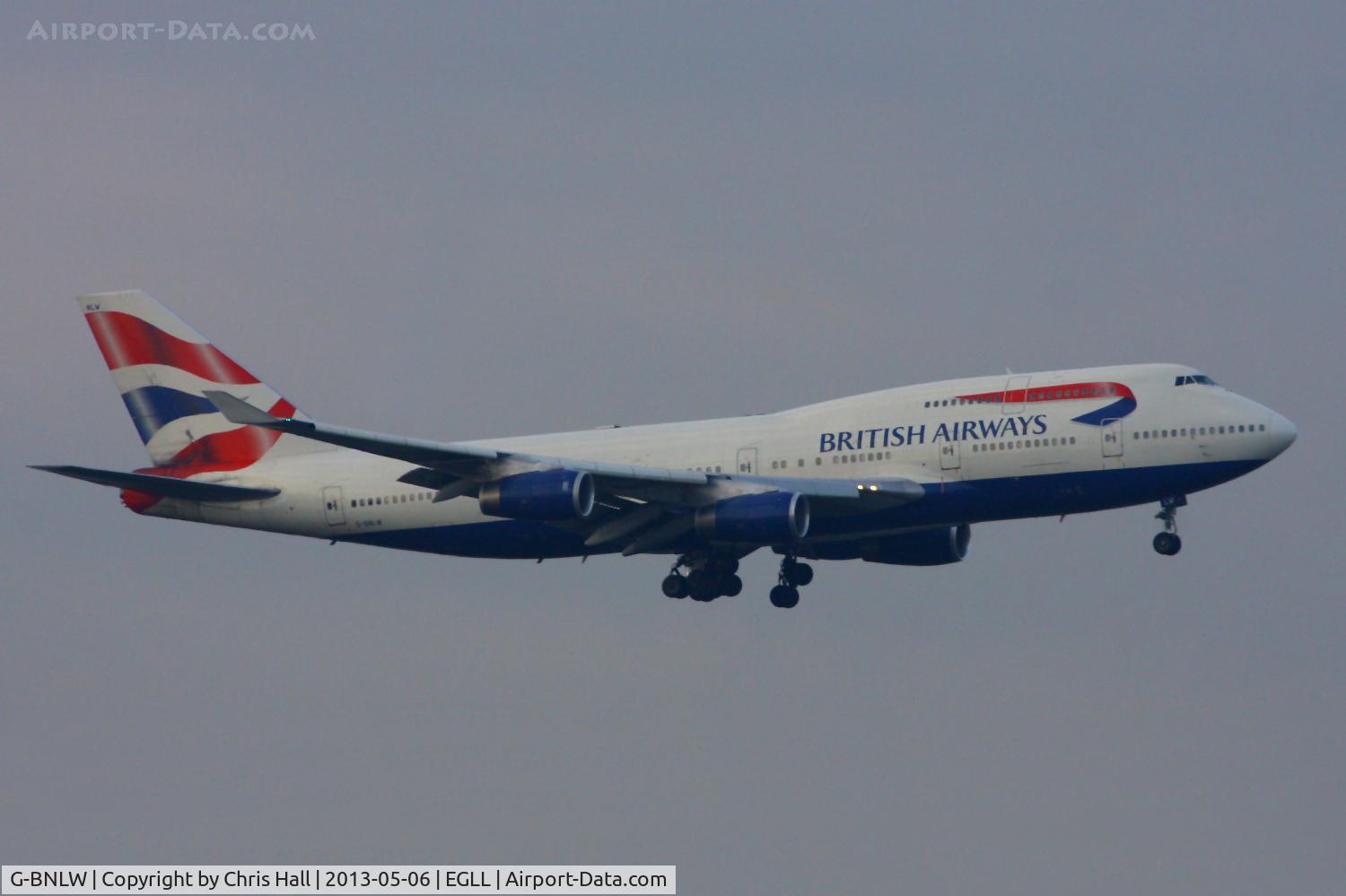 G-BNLW, 1992 Boeing 747-436 C/N 25432, British Airways