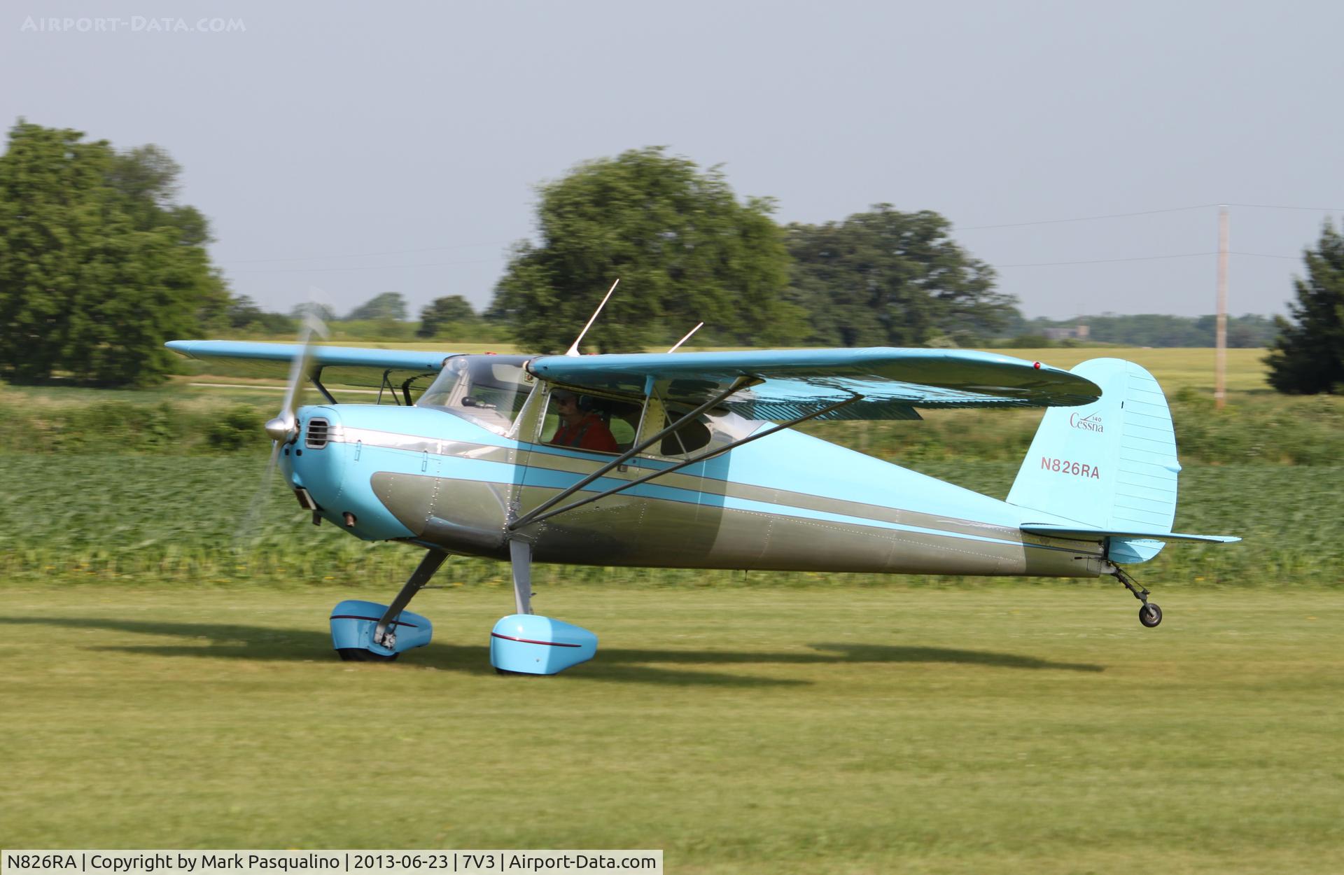 N826RA, 1947 Cessna 140 C/N 13514, Cessna 140