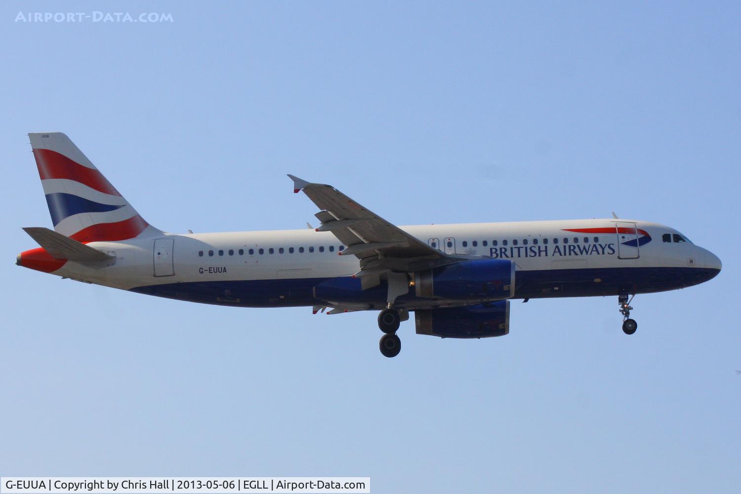 G-EUUA, 2001 Airbus A320-232 C/N 1661, British Airways
