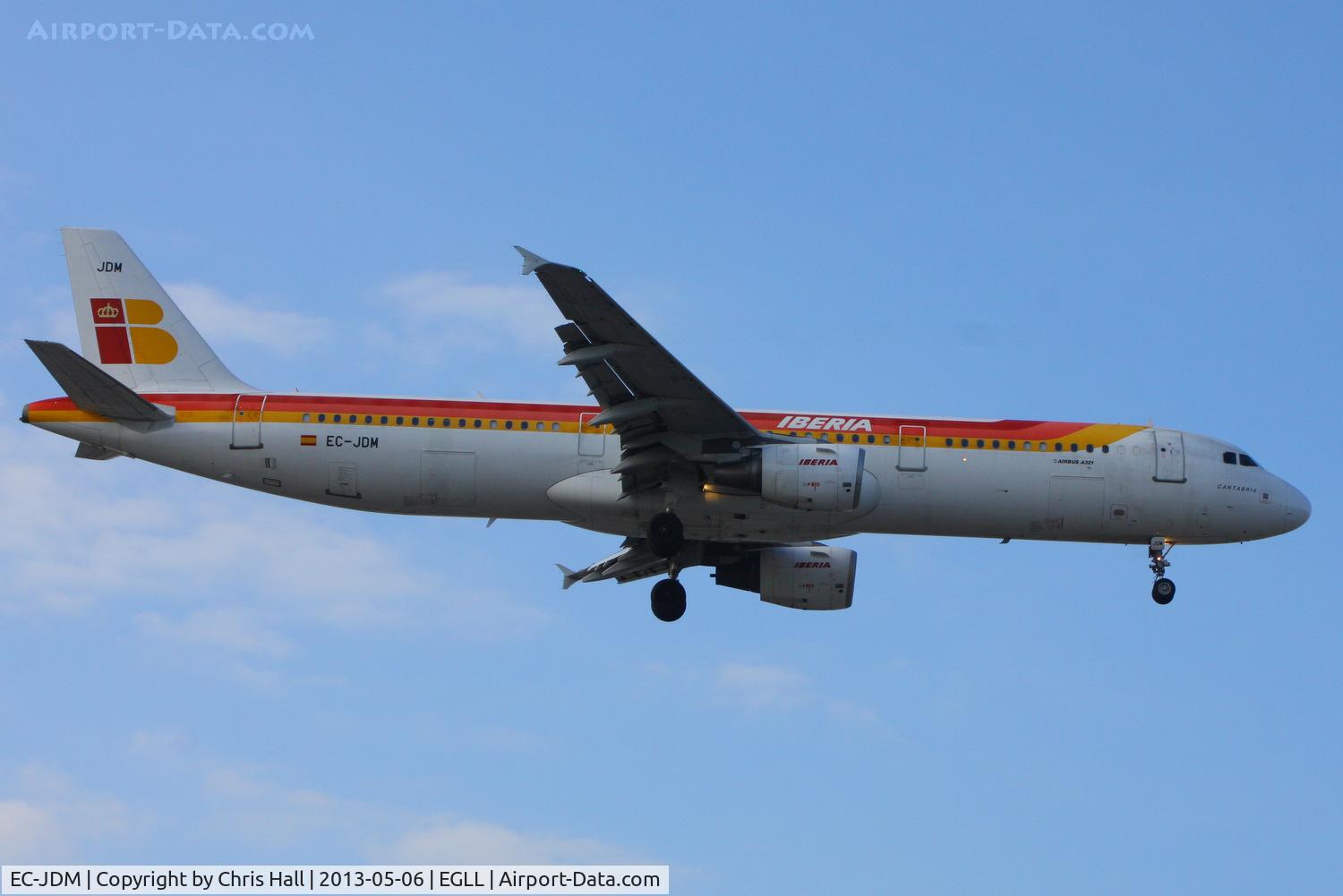 EC-JDM, 2004 Airbus A321-211 C/N 2357, Iberia