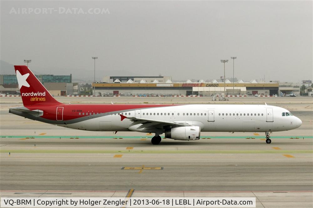 VQ-BRM, 2000 Airbus A321-231 C/N 1276, Special parcel carrier on taxy along Terminal 1....