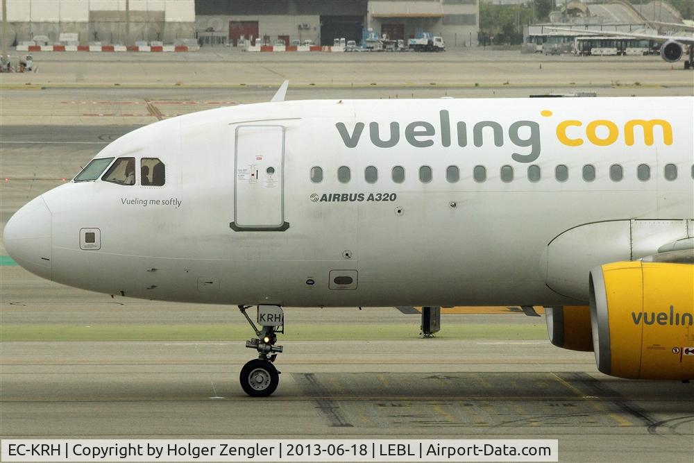 EC-KRH, 2008 Airbus A320-214 C/N 3529, On taxi to parking position....