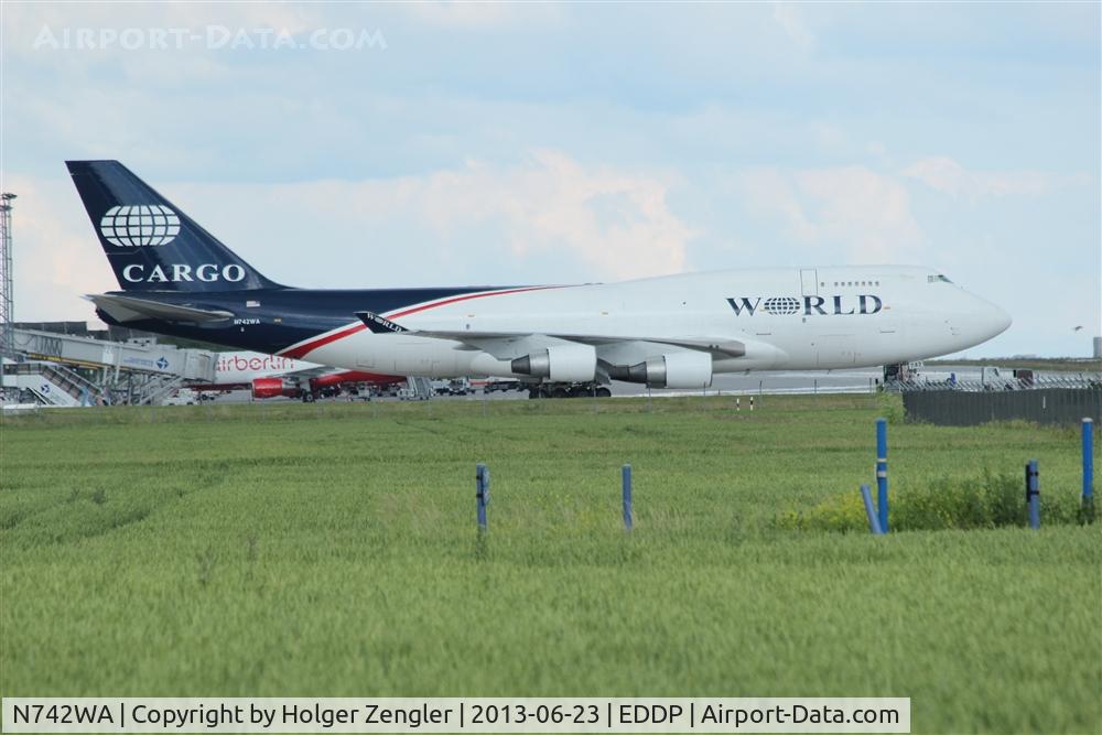 N742WA, 1995 Boeing 747-412 C/N 27071, MAC warehouse on apron 1 west.....
