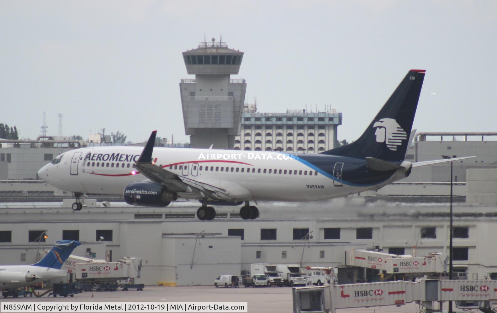 N859AM, 2003 Boeing 737-8Q8 C/N 32796, Aeromexico 737-800
