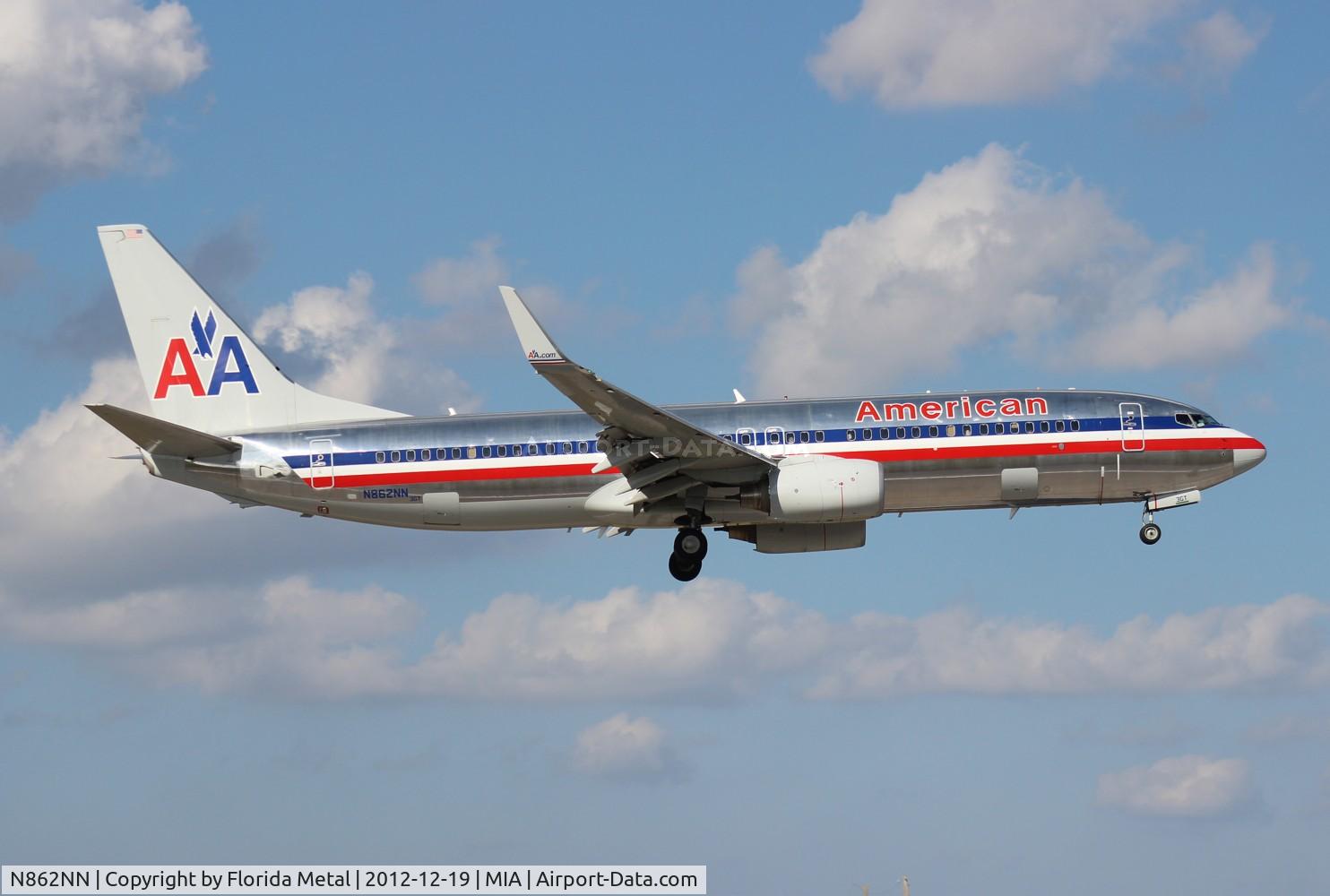 N862NN, 2010 Boeing 737-823 C/N 30905, American 737-800