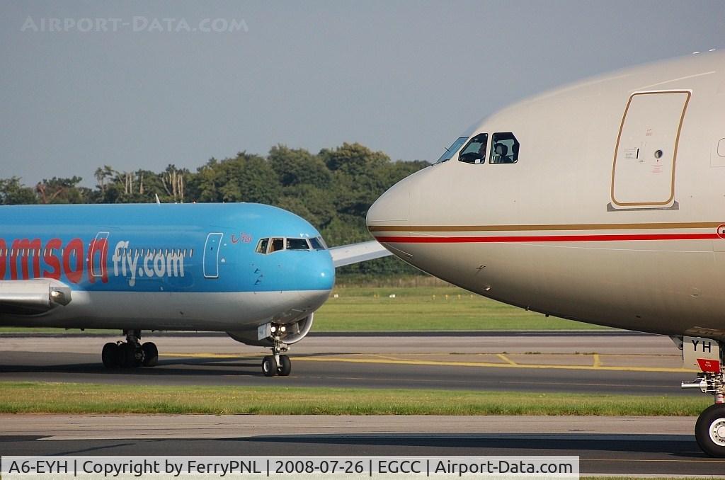 A6-EYH, 2006 Airbus A330-243 C/N 729, YH meets YH in MAN