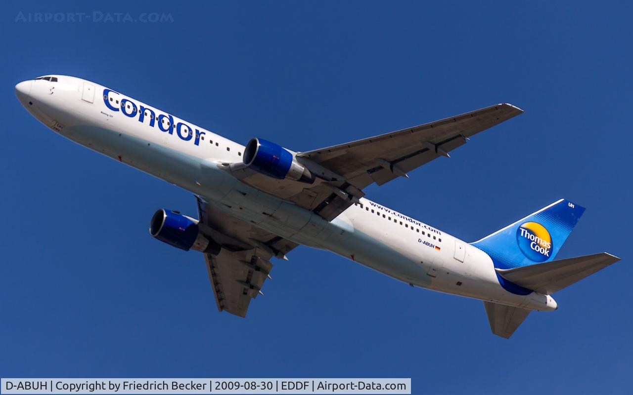 D-ABUH, 1994 Boeing 767-330/ER C/N 26986, departure from Frankfurt