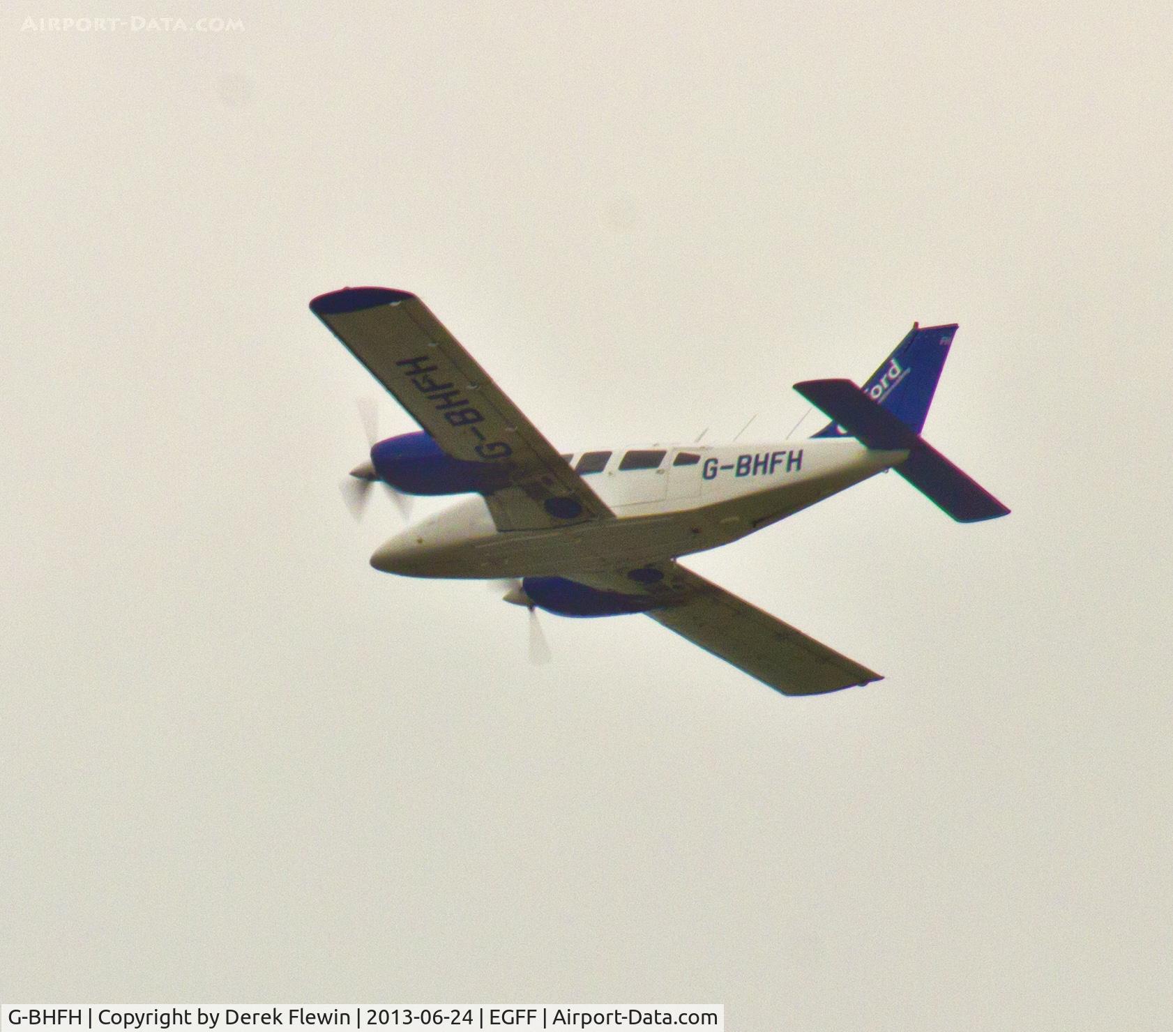 G-BHFH, 1979 Piper PA-34-200T Seneca II C/N 34-7970482, Seneca II, cs  Oxford94 go-round, departed to Oxford.