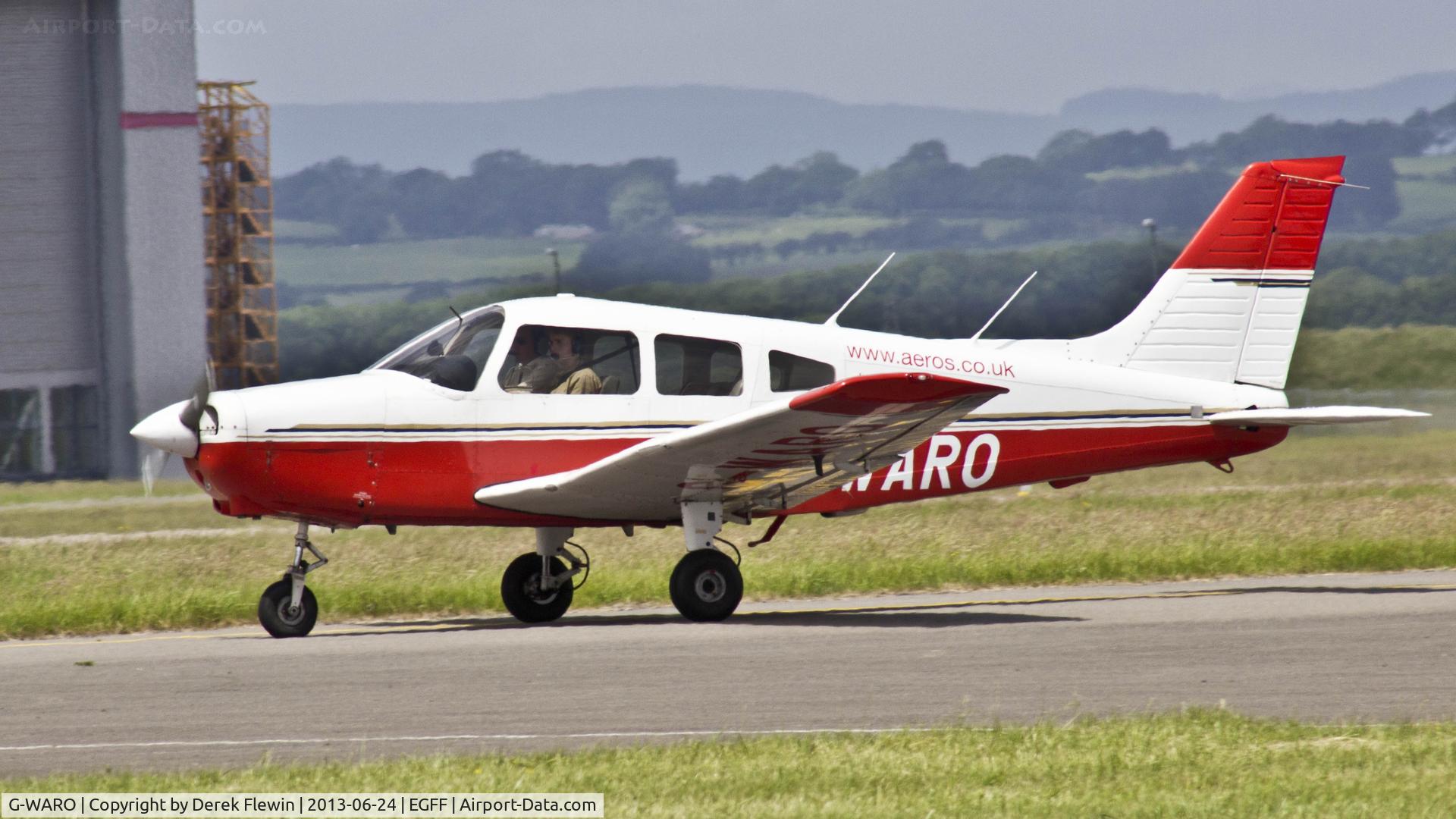 G-WARO, 1997 Piper PA-28-161 Cherokee Warrior III C/N 28-42015, Visiting Piper PA-28,dual based, Gloucester and CWI.