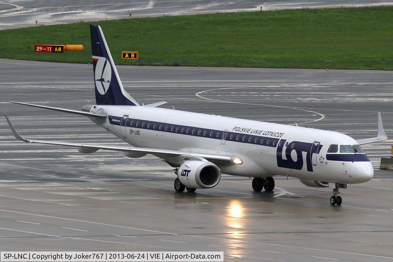 SP-LNC, 2011 Embraer 195LR (ERJ-190-200LR) C/N 19000462, LOT - Polish Airlines