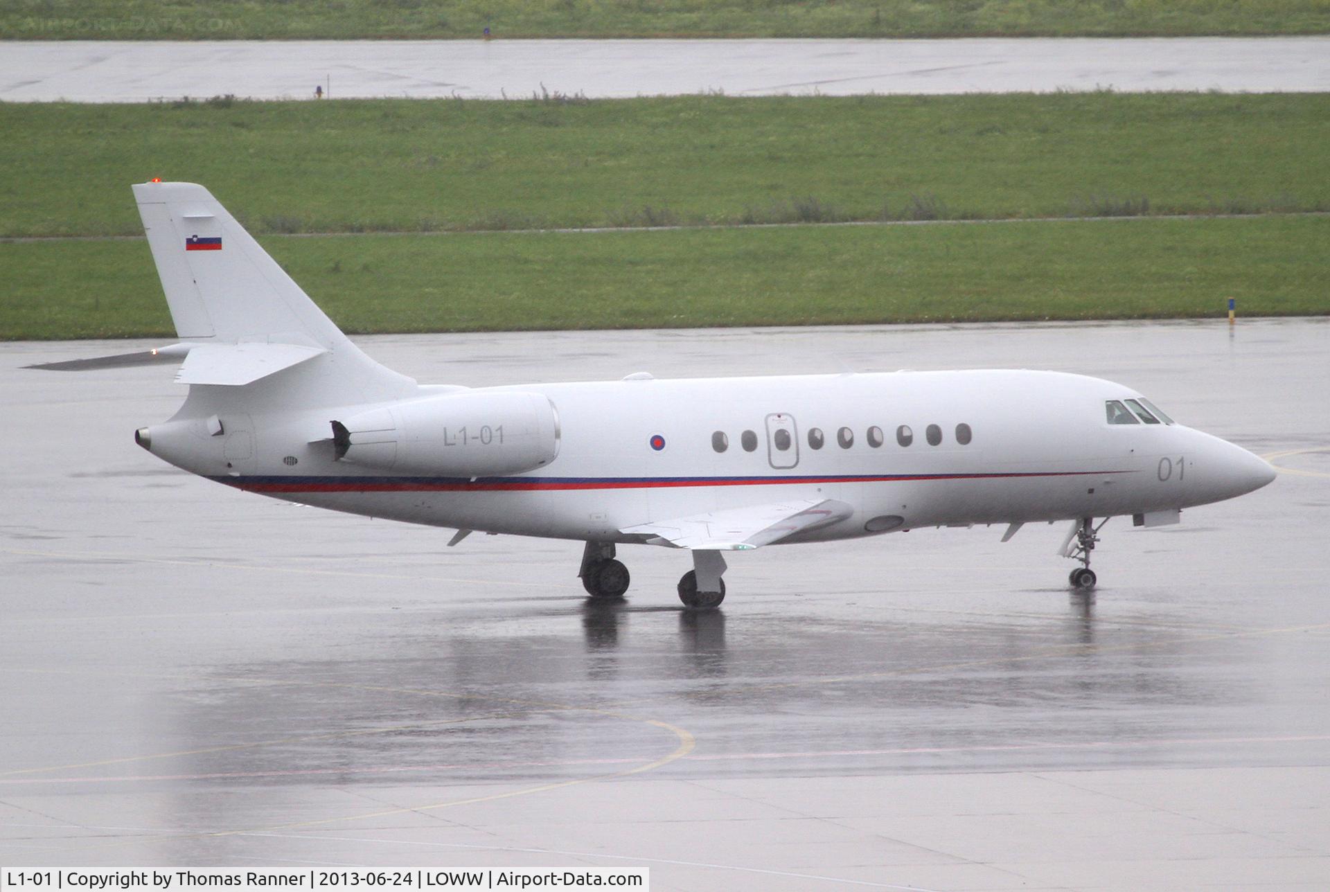 L1-01, 2003 Dassault Falcon 2000EX C/N 15, Slovenia Government Falcon 2000