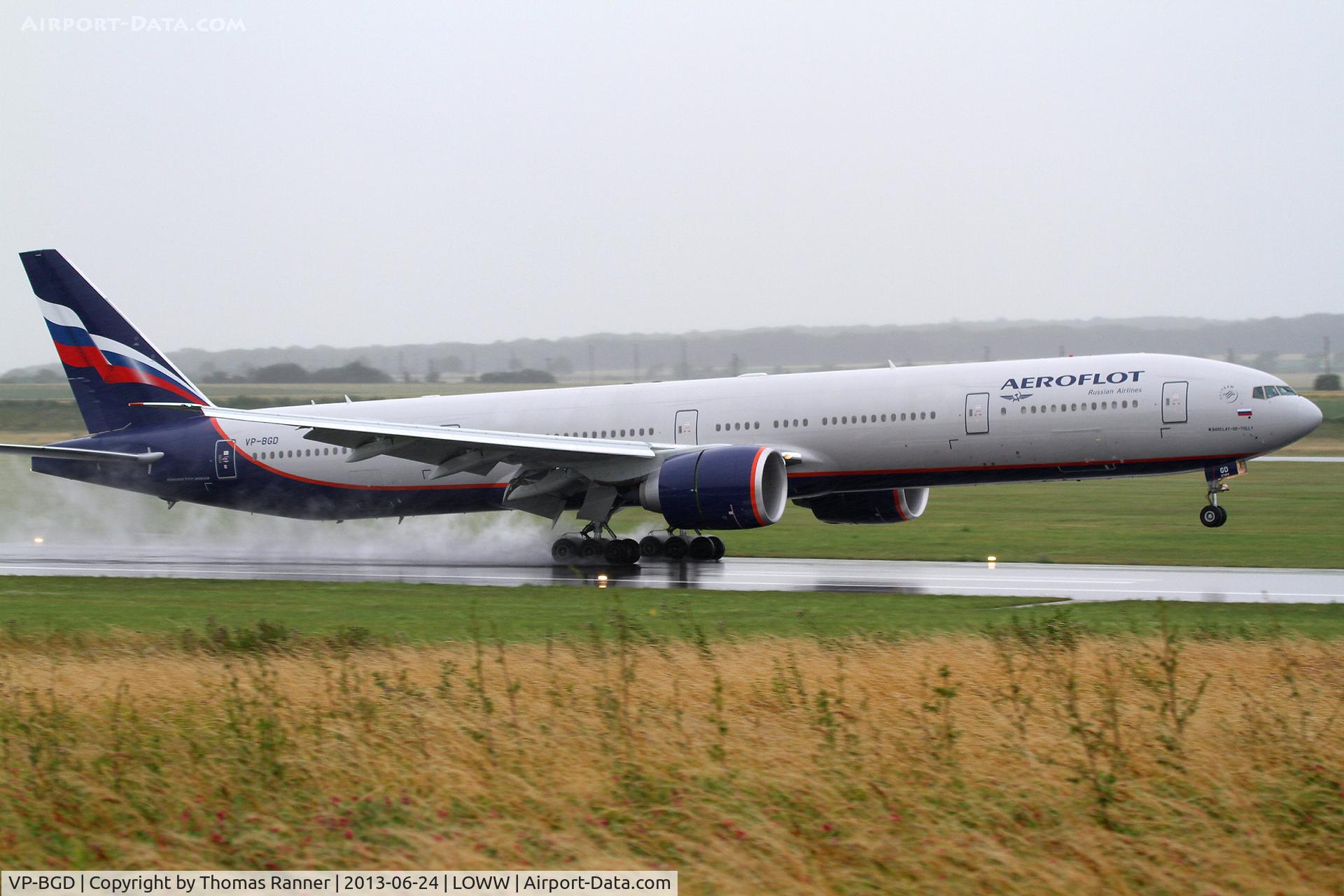 VP-BGD, 2013 Boeing 777-3M0/ER C/N 41681, Aeroflot Boeing 777